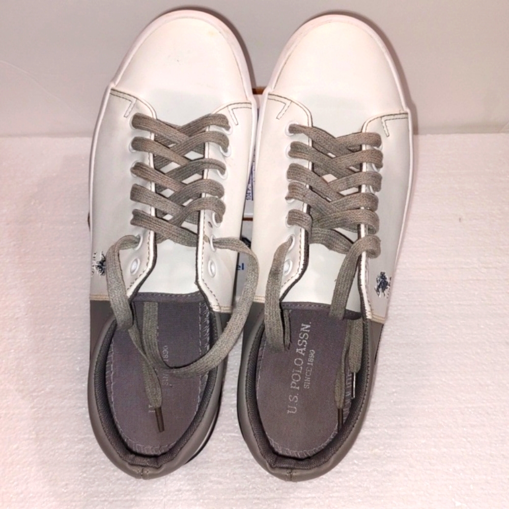US POLO ASSOCIATION MEN'S PANAL SNEAKERS RUBBER LACE UP SIZE 8